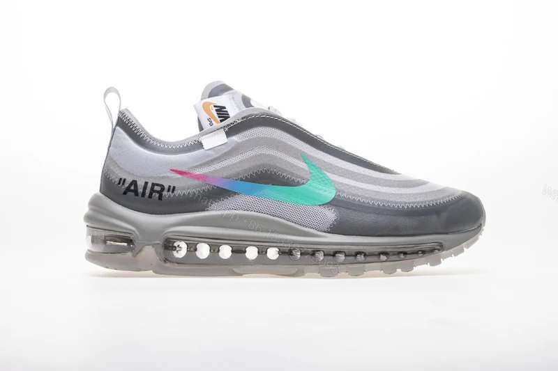 View 2 of OFF WHITE X Nike Air Max 97 “Wolf Grey Menta”