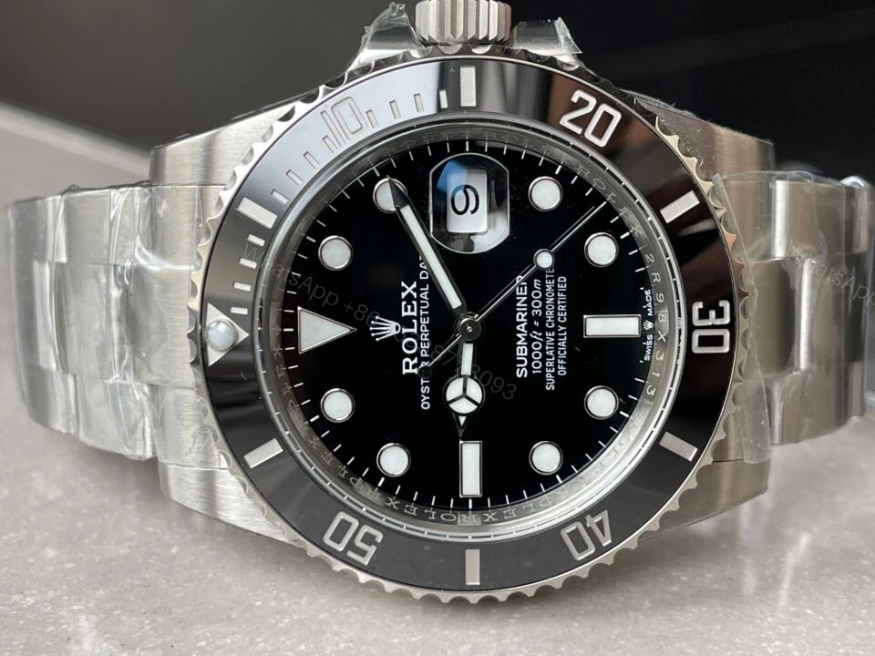 View 5 of VSF FACTORY 1:1 Rolex SUBMARINER SUB DATE SUBMARINER 41MM 126610 LN BEST EDITION BLACK CERAMIC 904L STEEL VS3235