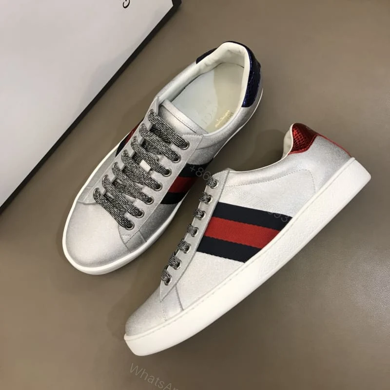 View 6 of GUCCI ACE SLIVER SNEAKER – GC39