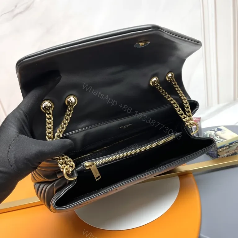View 8 of Chic Black Leather Satchel â€“ Quilted Luxury Everyday Bag