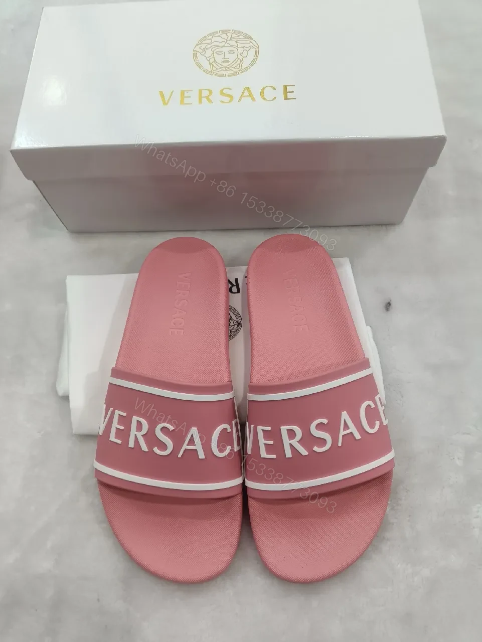 View 2 of Textured Pink Slides: Bold Branding, Everyday Luxury