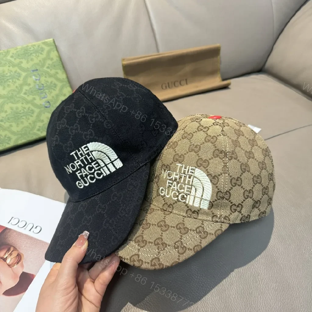View 2 of Black Monogram Cap: The North Face G Embroidery Cap