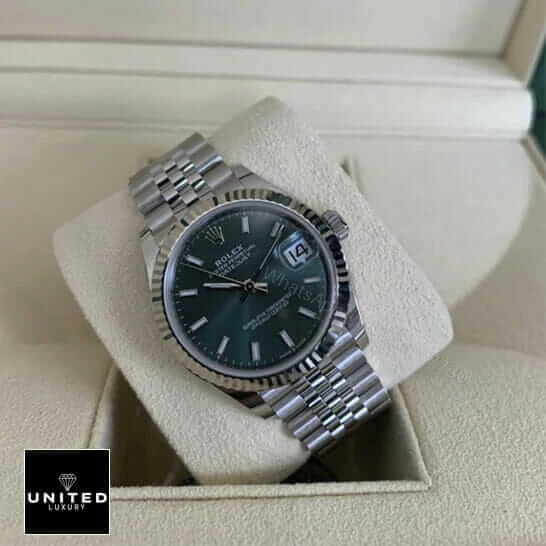 View 7 of Datejust 36 Mint Green Dial Replica
