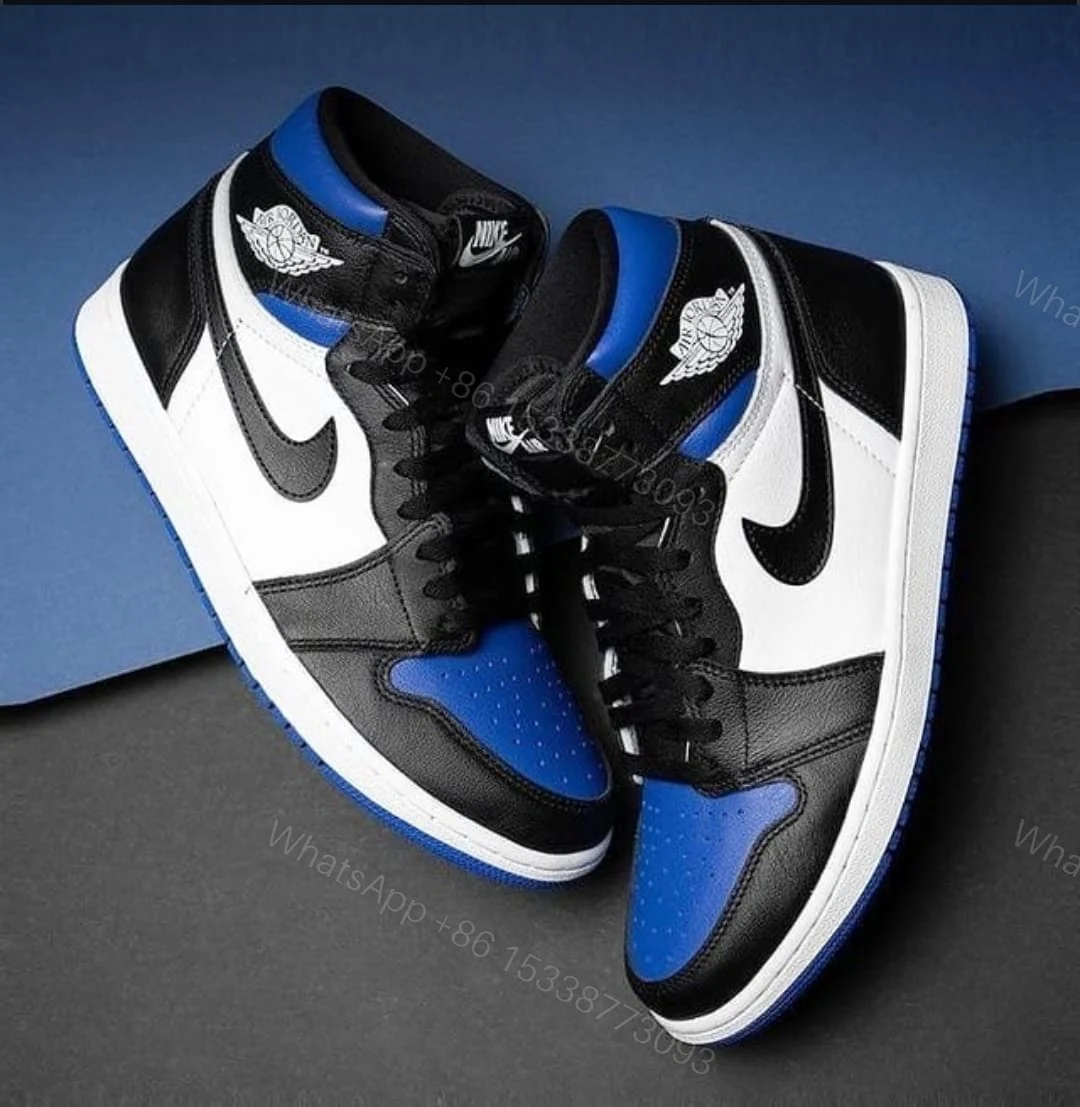 View 2 of First Copy Nike Air Jordan 1 Retro High OG “Royal Toe”