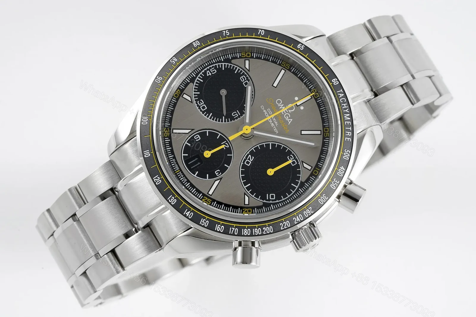View 3 of Omega Speedmaster Professional 326.32.40.50.06.001 Multifunction Chronograph Watch Silver Dial with Black Subdials Stainless Steel Bracelet