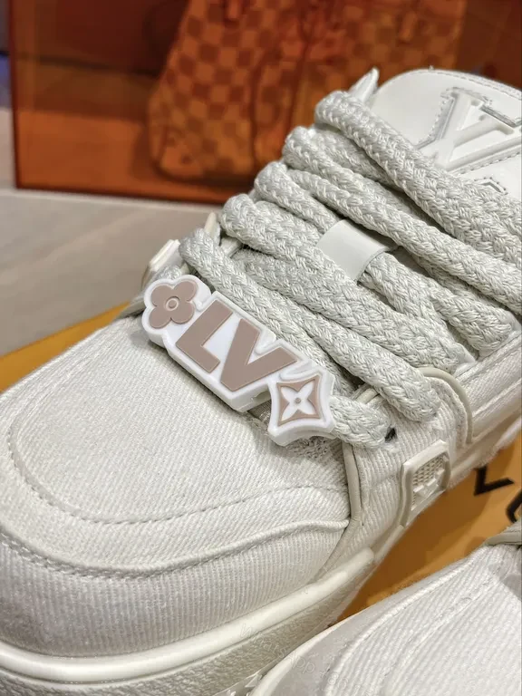 View 5 of Chunky Textured Sneaker â€” Luxe LV-Inspired Comfort Sneaker