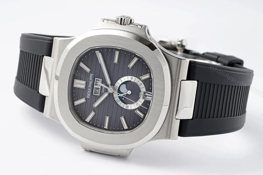 View 5 of Patek Philippe Nautilus Blue Rubber Strap Watch