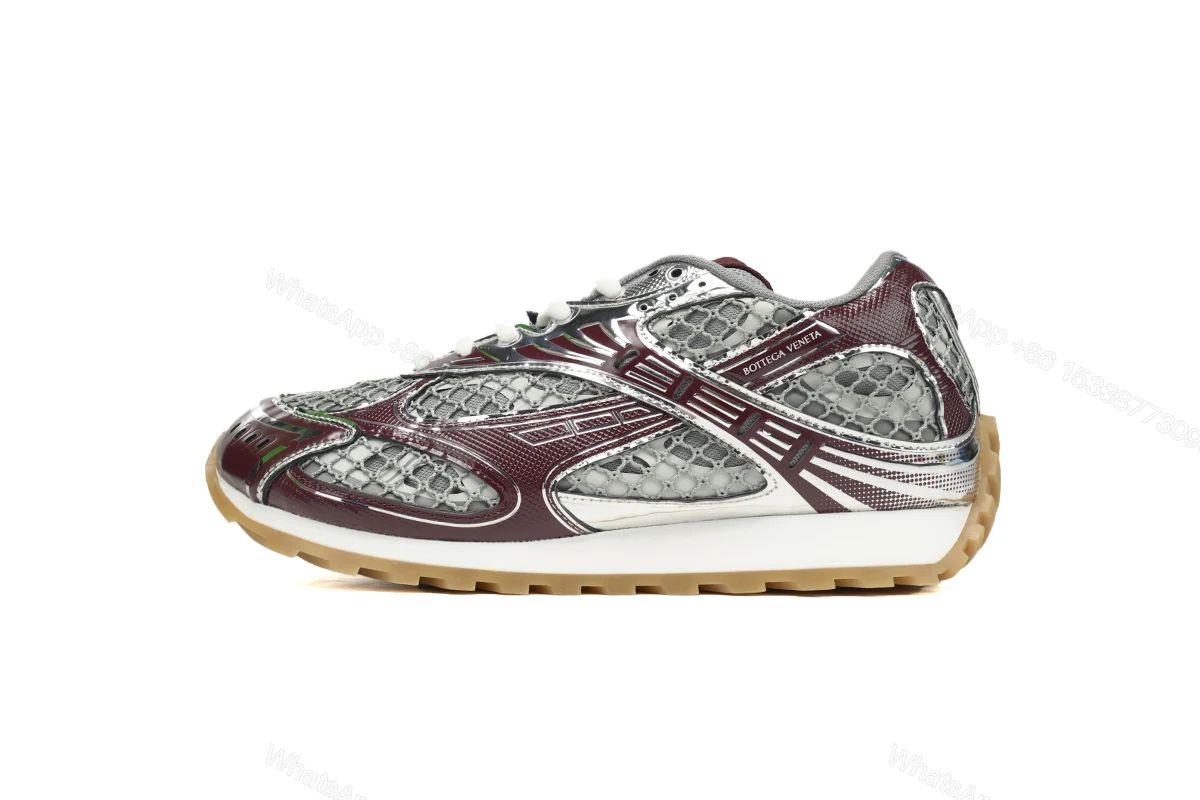 View 14 of Bottega Veneta Orbit Wine Red Reps