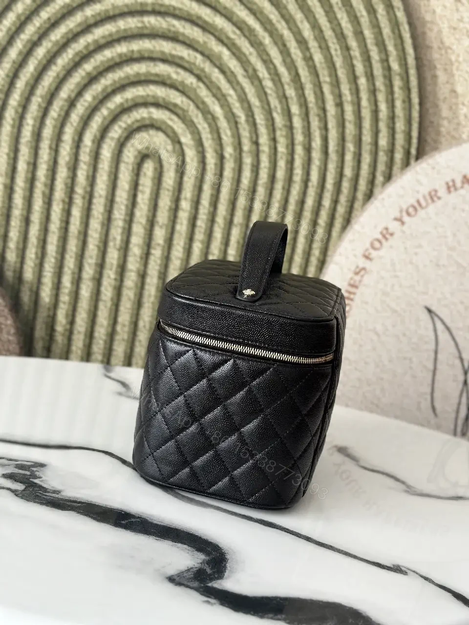 View 2 of Quilted Leather Compact Accessory: Everyday Elevation