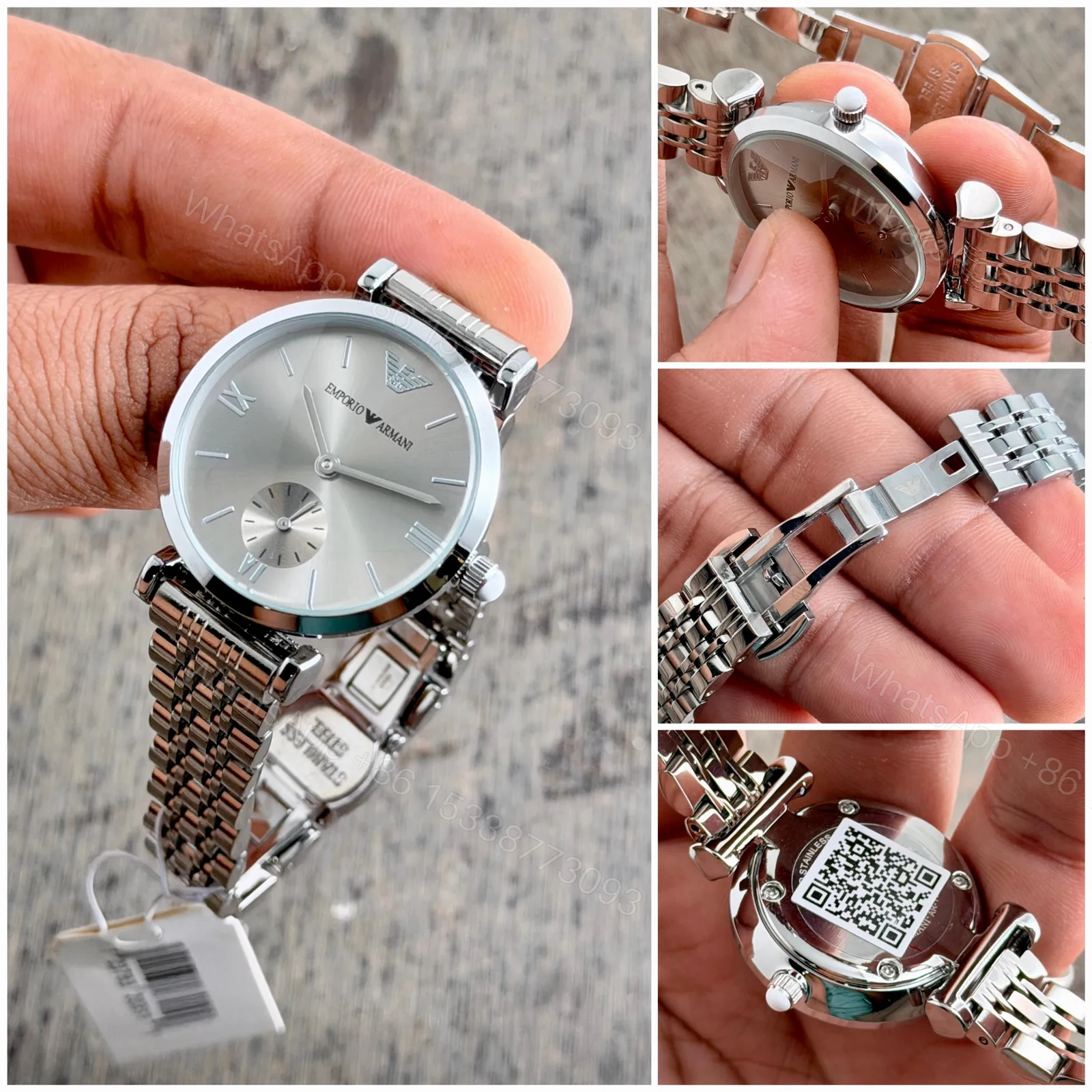 View 4 of Emporio Armani Grey Dial Ladies Watch