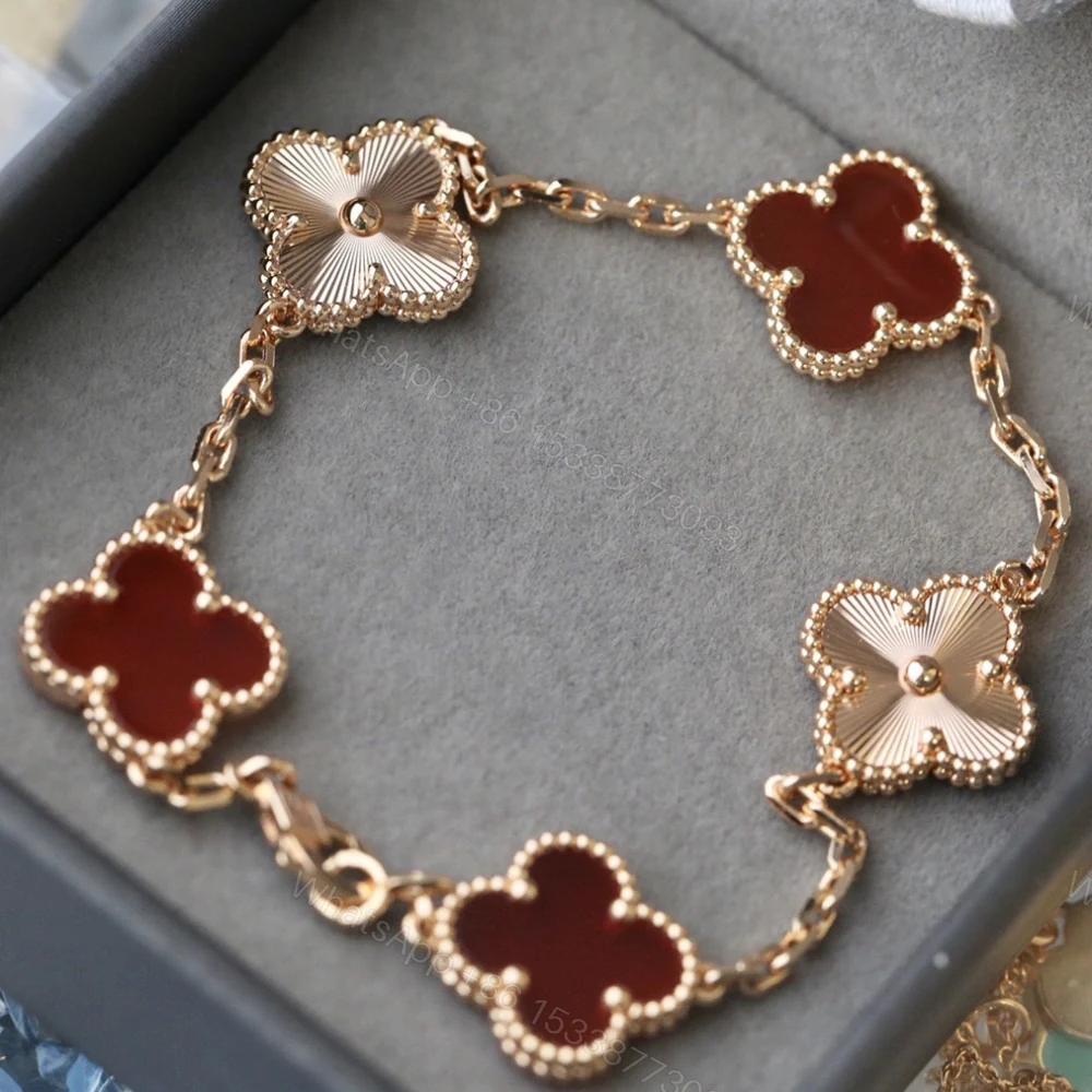 View 2 of 高仿首飾VanCleef&Arpels*RP7RP00玉髓五花手鏈