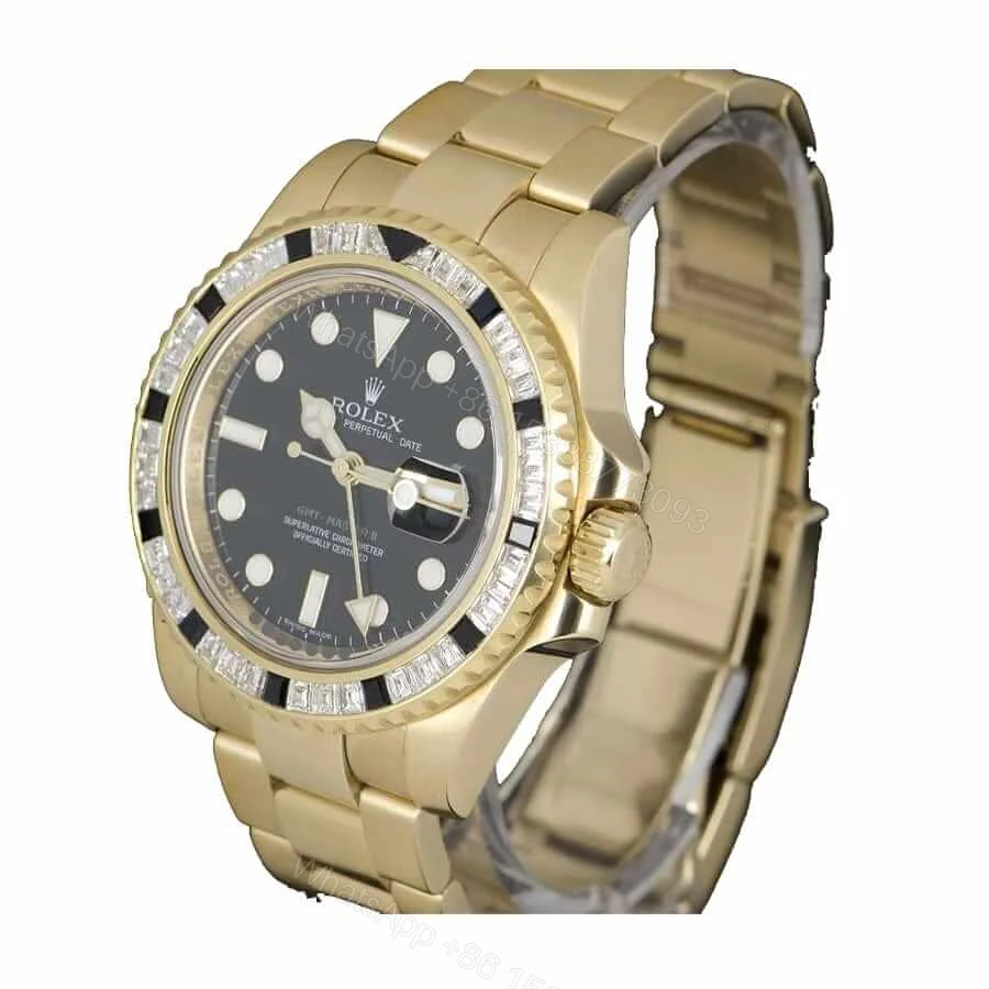 View 3 of Rolex GMT-Master II 116718LN Super Clone: Yellow Gold 40mm Overview