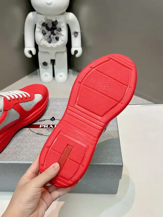 View 9 of PRADA AMERICA’S CUP SOFT RUBBER AND BIKE FABRIC SNEAKERS – PRD005