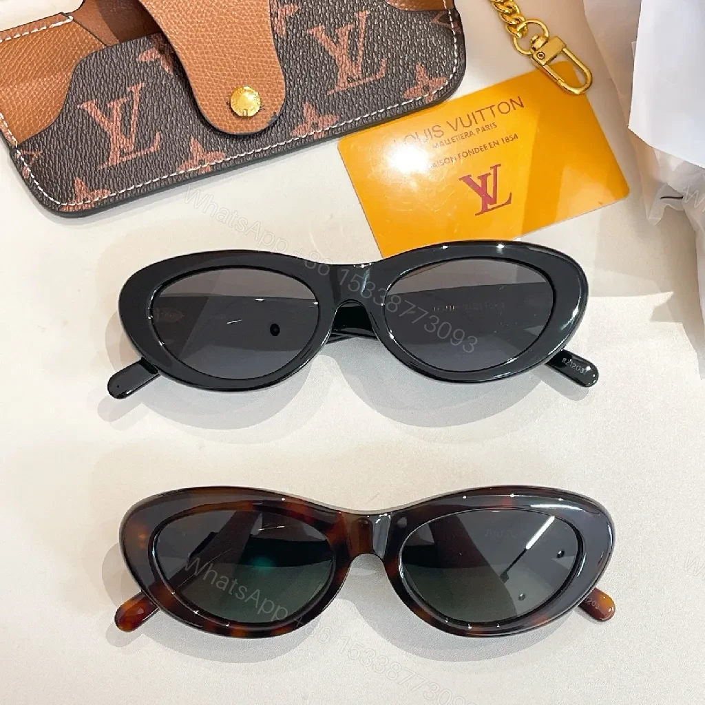 View 5 of Bold Cat-Eye Sunglasses: Premium Tortoiseshell, Polarized UV