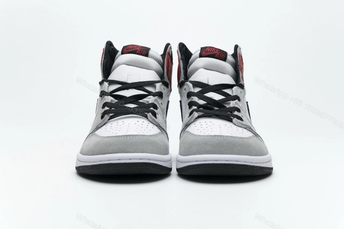 View 2 of Air Jordan 1 Retro High Light Smoke Grey 555088-126