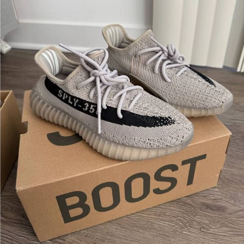 First Copy Adidas Yeezy Boost 350 V2 Slate Semi UA With Accessories — view 1