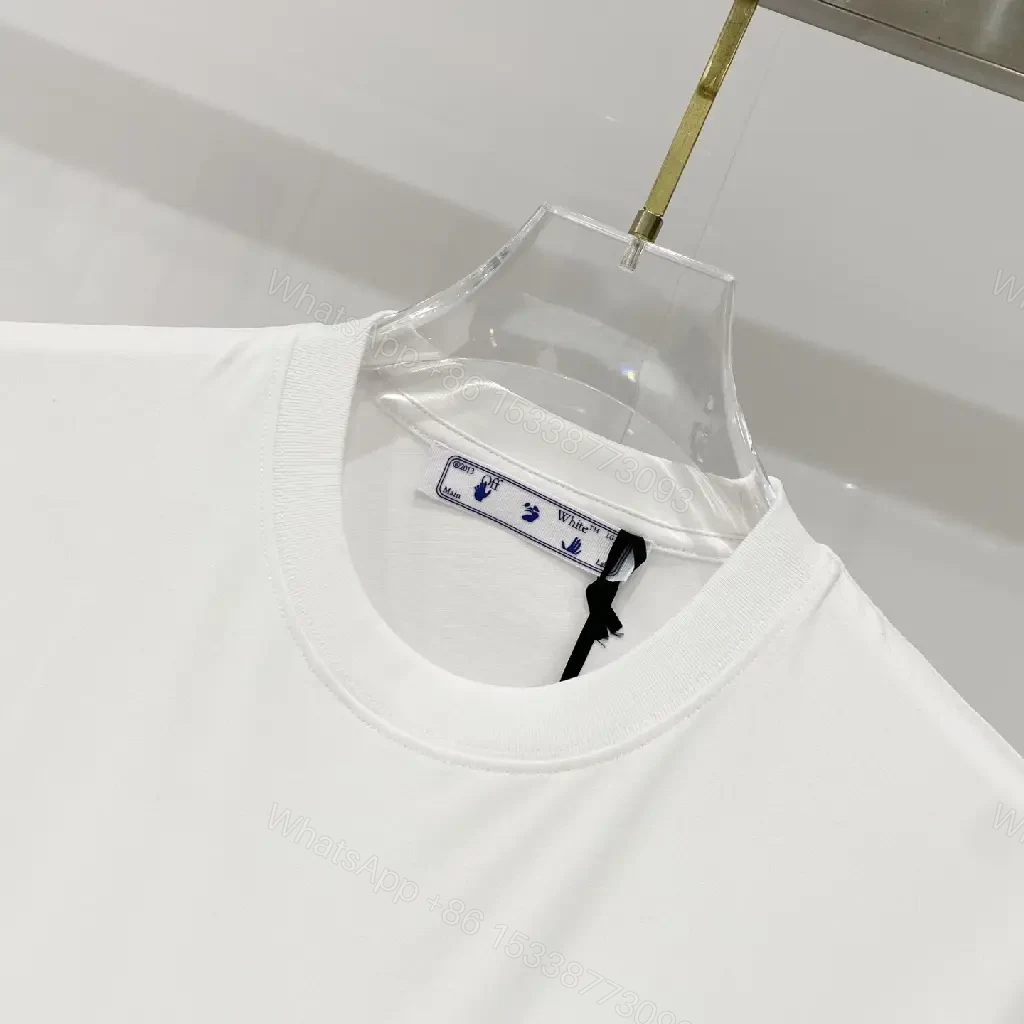 View 8 of Off-White Inspired Off-White Arc Minimalist Cotton Tee
