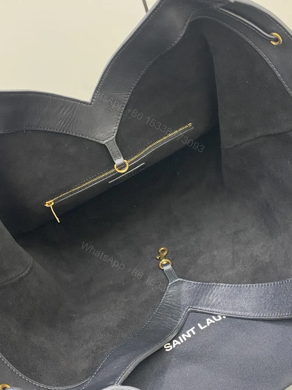 View 5 of V-Neck Bold Tote: Sculpted Leather, Everyday Luxury
