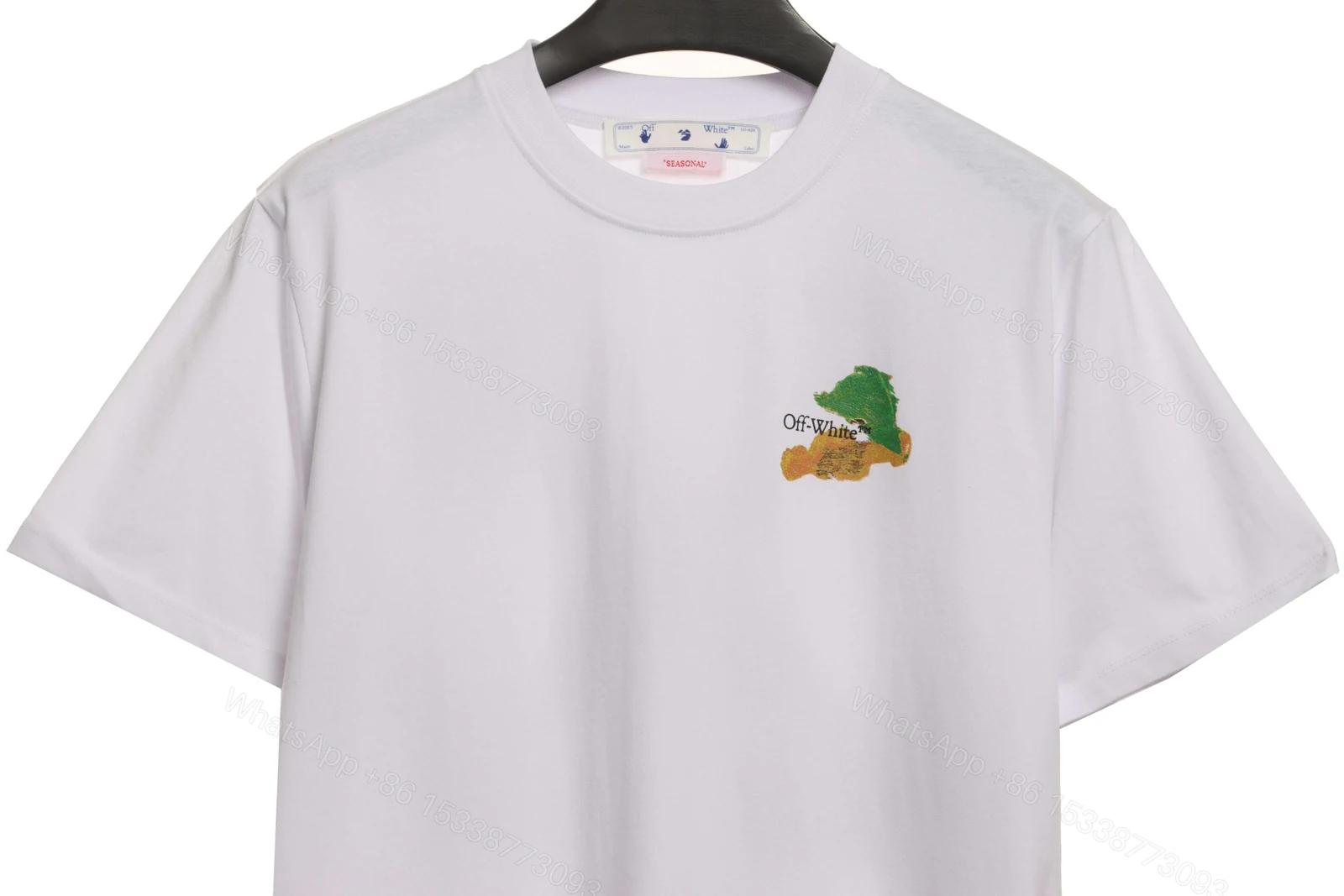 View 3 of Off White Environmental Protection Graffiti T-Shirt