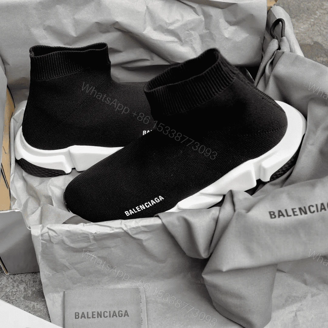 View 2 of BALENCIAGA SPEED TRAINER BLACK WHITE – BB10
