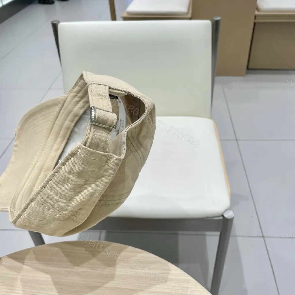 View 6 of Beige Cap with Textured Panels, Subtle LV-Inspired Emblem, Casual Luxury