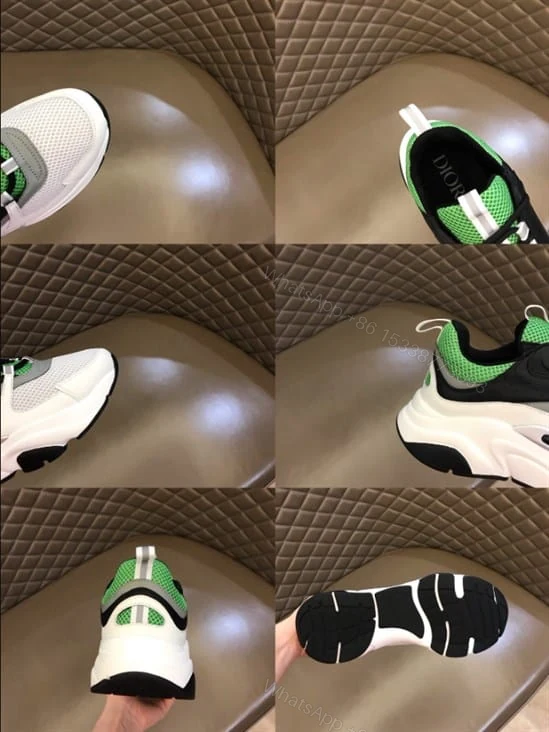 View 5 of B22 SNEAKER TECHNICAL MESH WITH AND CALFSKIN – CD98