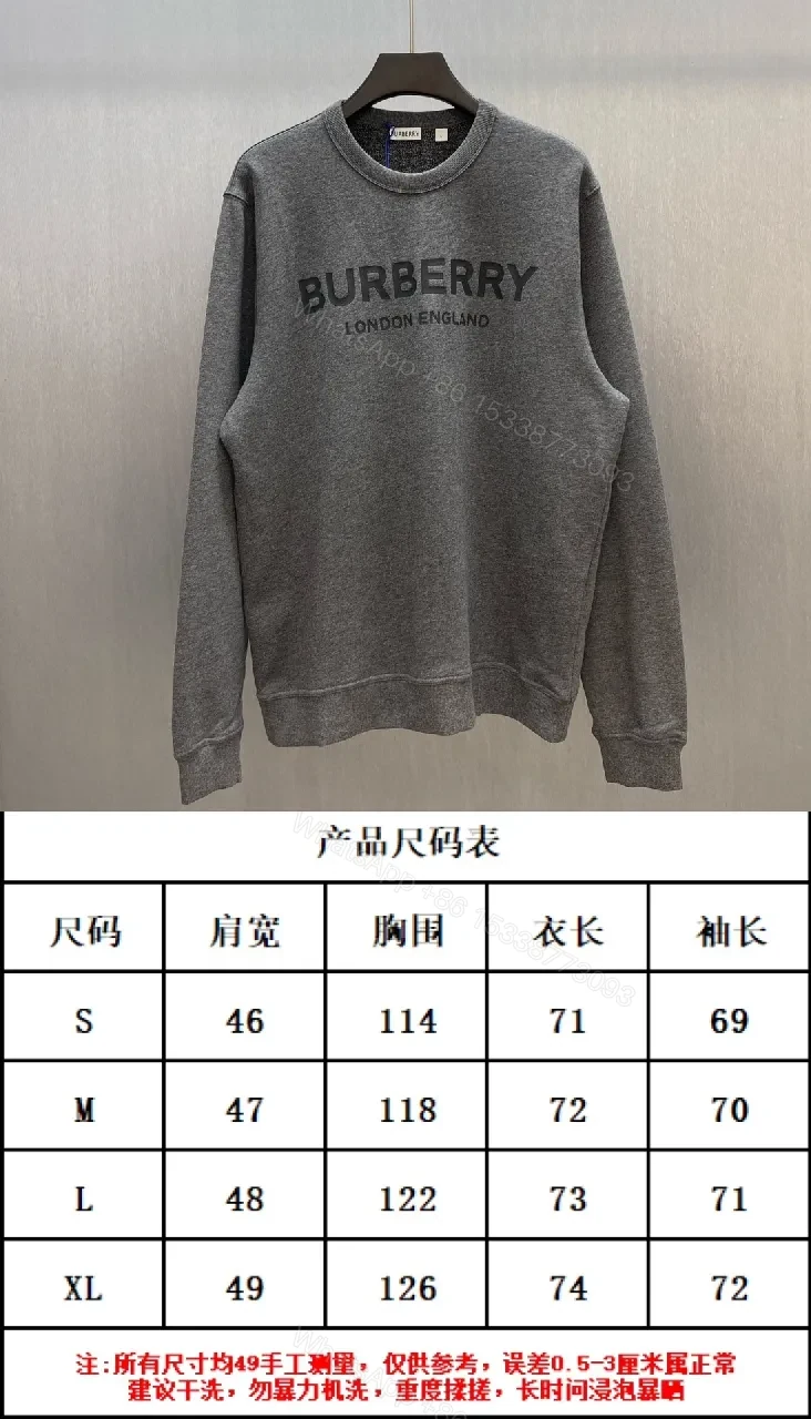 View 5 of Gray fleece crewneck - London logo luxury sweatshirt