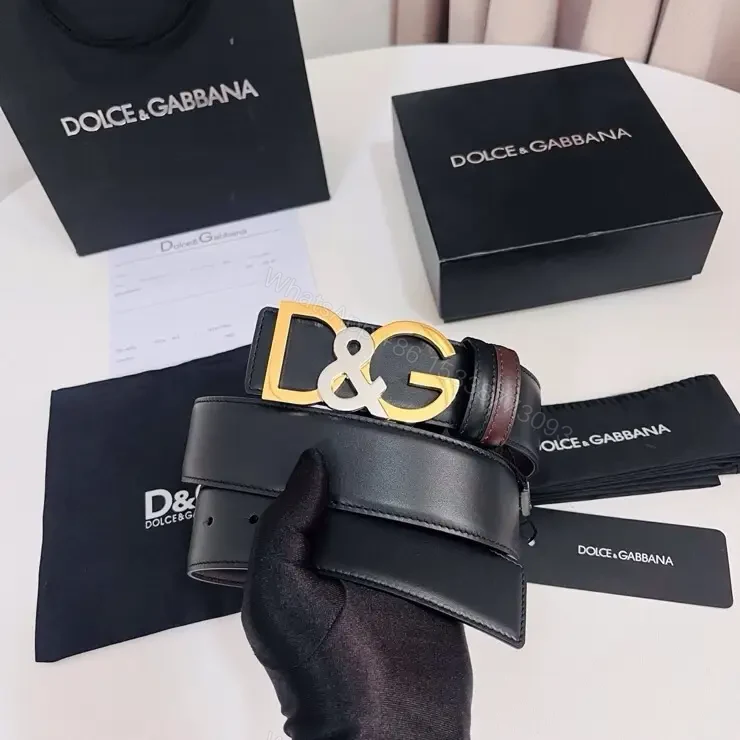 View 7 of Premium Black Leather Belt with Gold Buckle — Luxury Everyday Style