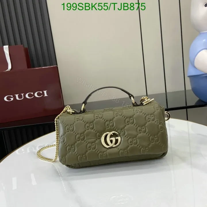 View 87 of Gucci Rosso Ancora Red Leather Mini Top Handle Bag HG258