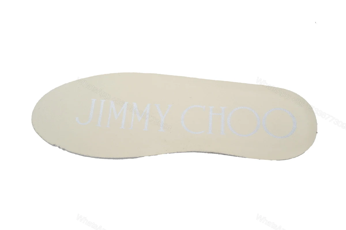View 4 of Women's Jimmy Choo Palma Maxi Blue Canvas Platform Trainers