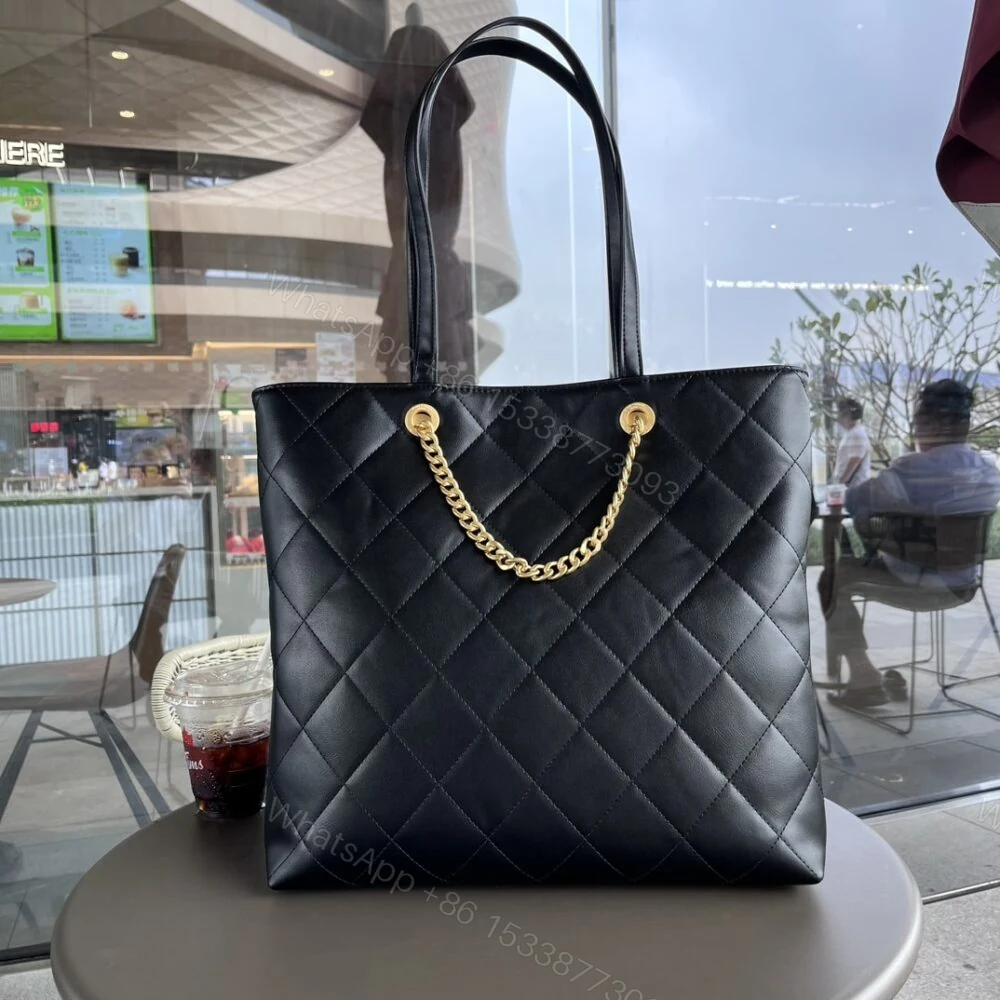 View 5 of Chanel CC Shopping Bag Black 37Cm