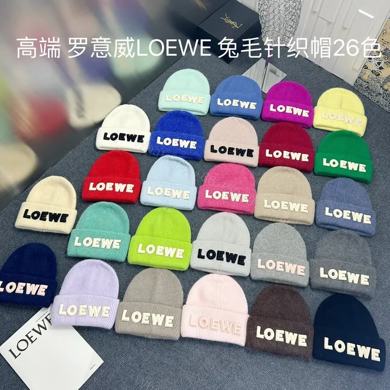 View 7 of Bold LOEWE Beanie: Luxe Knit with Standout Embroidery