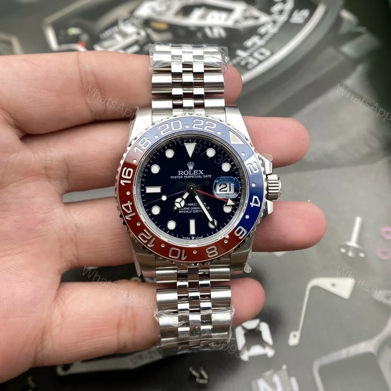 View 2 of Superclone Rolex GMT-Master II 126710BLRO “Pepsi” Jubilee