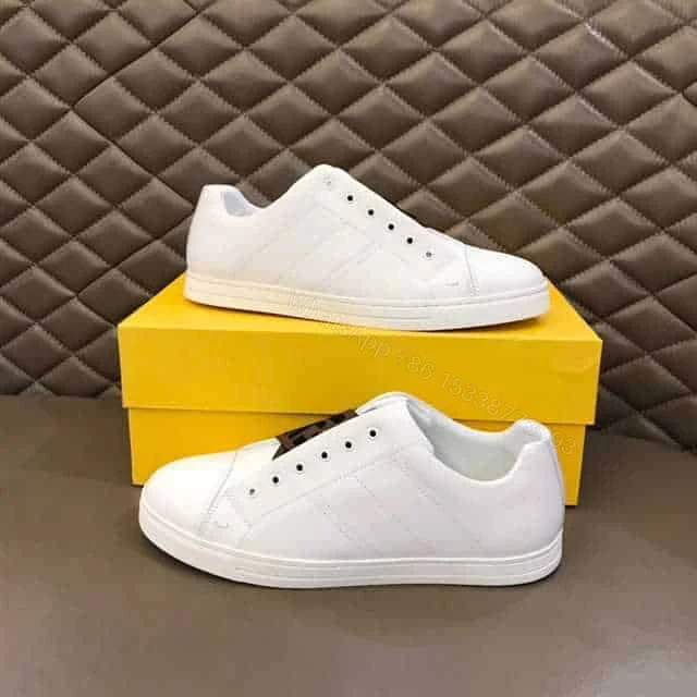 View 4 of FENDI CRISSCROSS FF STRAPS SLIP-ON SNEAKERS – FD10