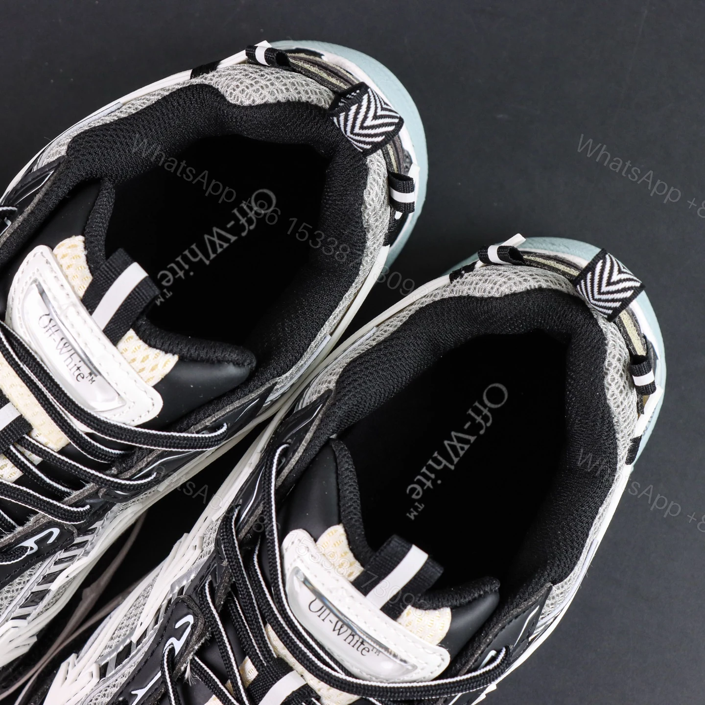 View 4 of Off White Be Right Back Silvery White