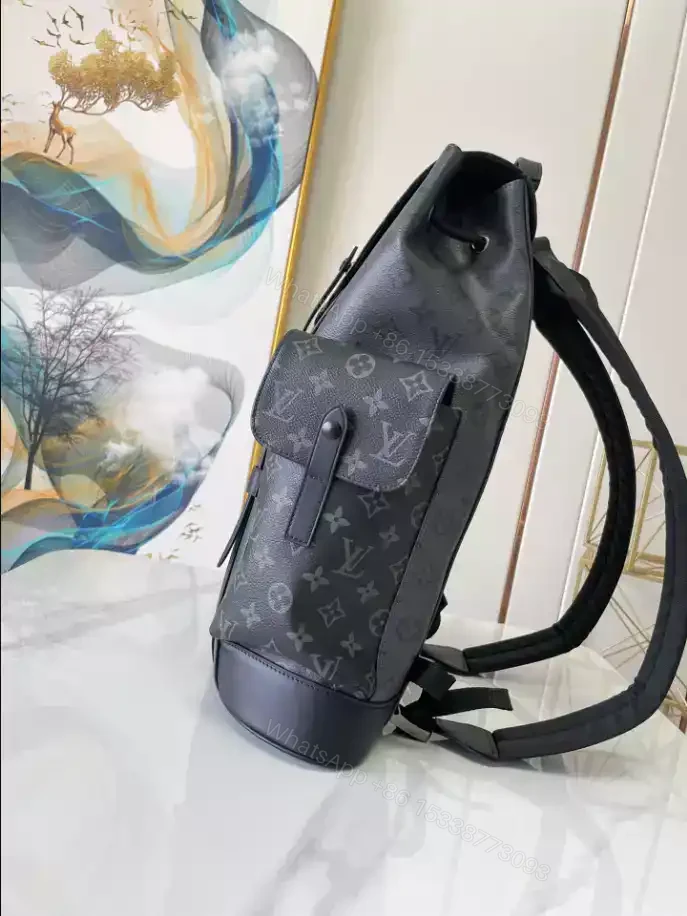 View 3 of LOUIS VUITTON CHRISTOPHER PM MONOGRAM ECLIPSE – LBV391