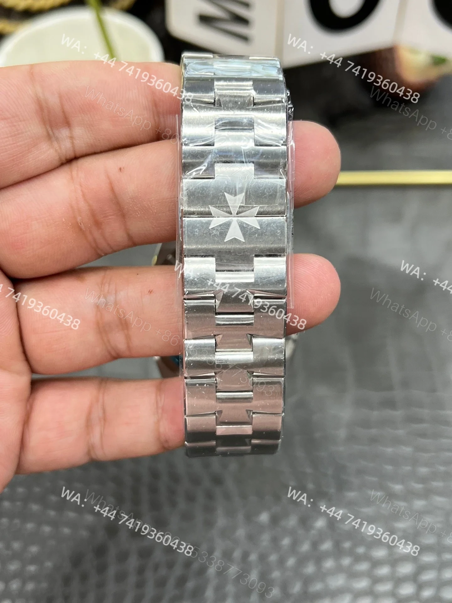 View 9 of Super Clone Vacheron Constantin Overseas 4500V- Black Dial Stainless Steel Watch