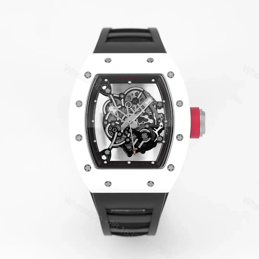 APS Factory KU+ KV-V5 White Ceramic Skeleton Watch — view 1