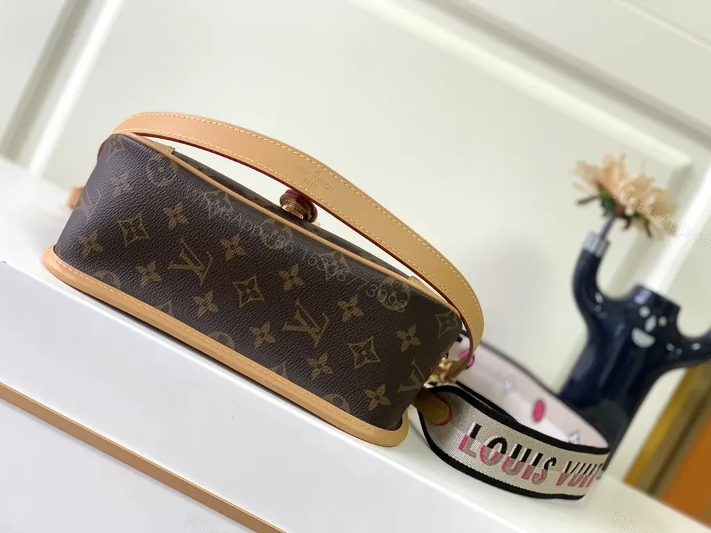 View 4 of Compact Monogram Crossbody: Luxury, Leather + Crossbody Bag
