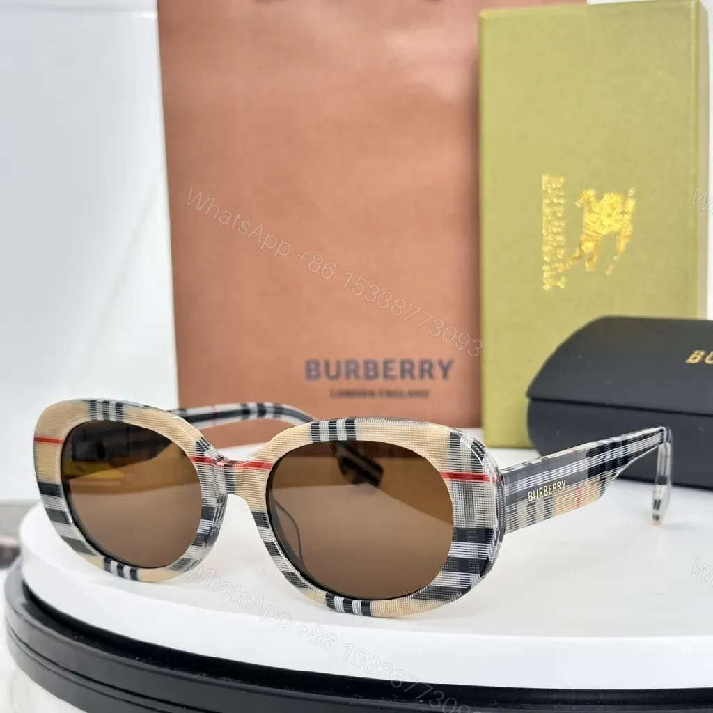 View 9 of Plaid Frame Sunglasses – Premium Acetate, Polarized UV400 protection