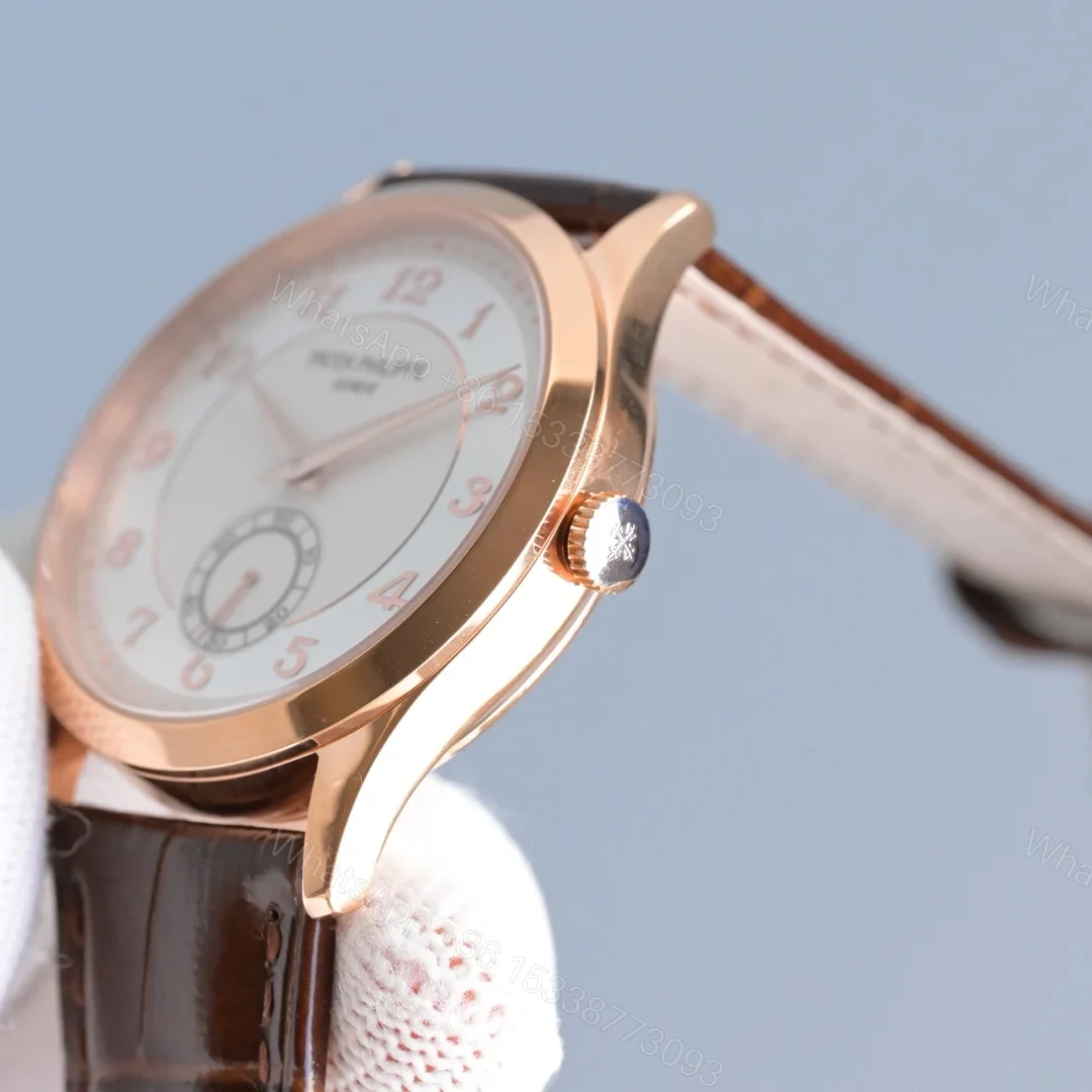 View 5 of Patek Philippe Calatrava Style Manual Winding Dress Watch Leather Strap Classic Edition PP-CALATRAVA-CLASSIC-MANUAL-WINDING-LEATHER-42H