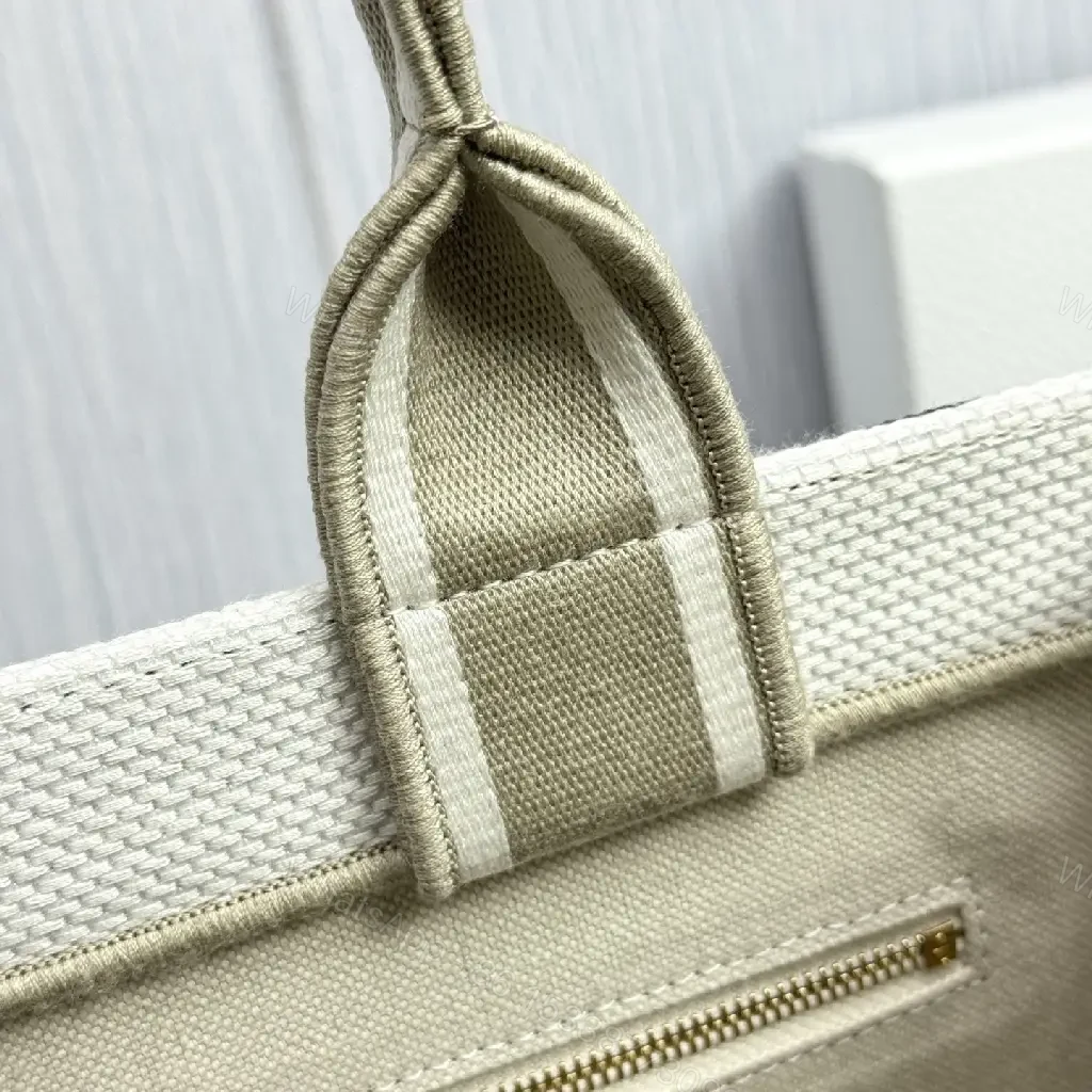 View 4 of Floral Tapestry Tote: Canvas & Leather, Signature Dior-inspired Luxury
