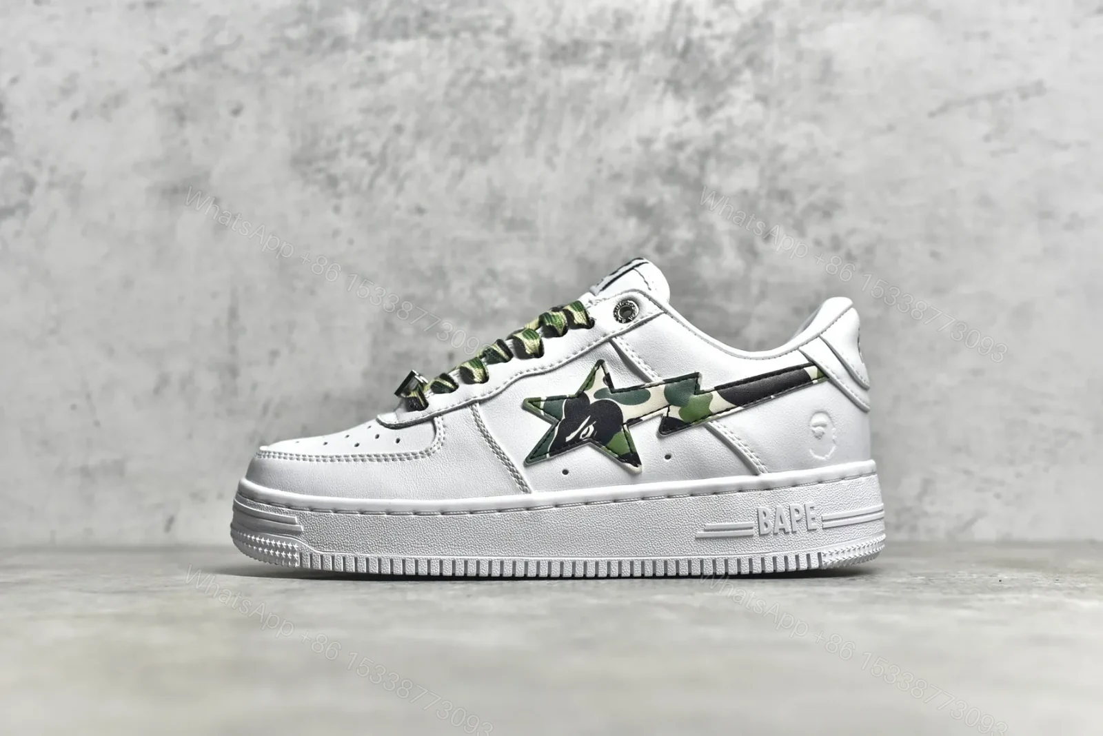 BapeSta Green Camo Reps — view 1