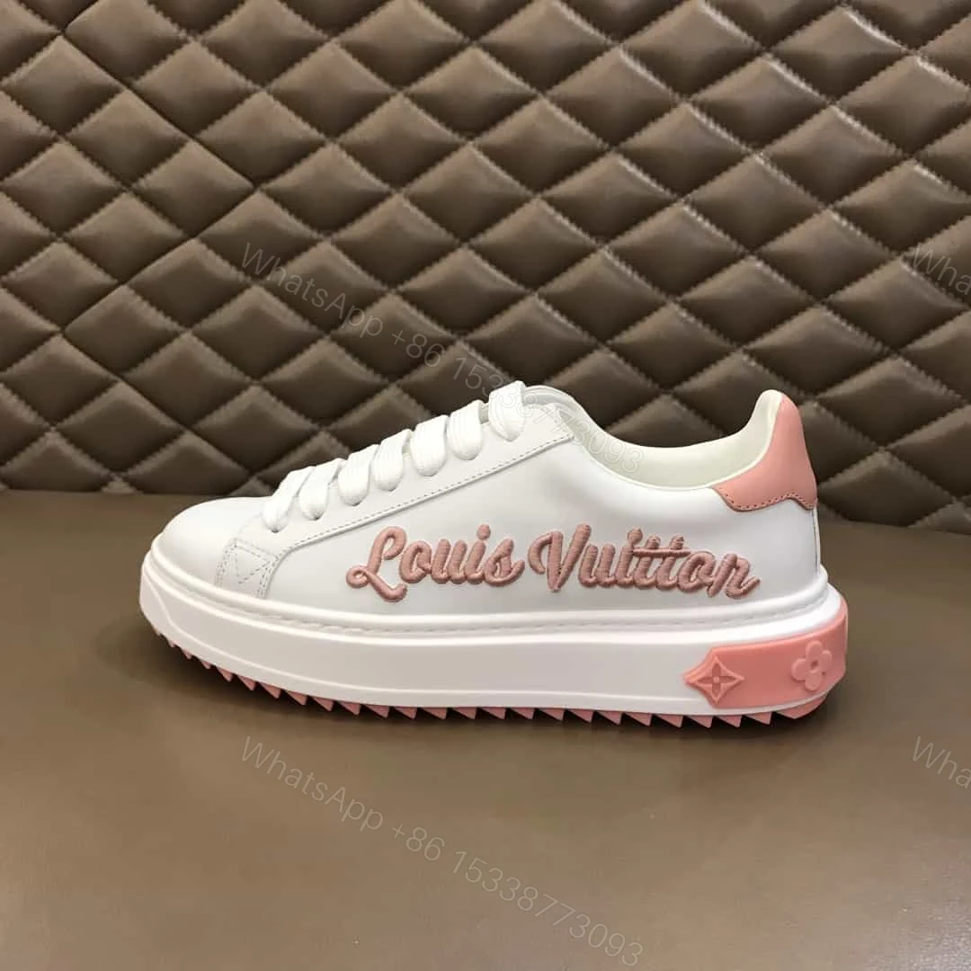 View 5 of LOUIS VUITTON WOMEN’S TIME OUT SNEAKER WHITE/PINK FOR WOMEN – LV31