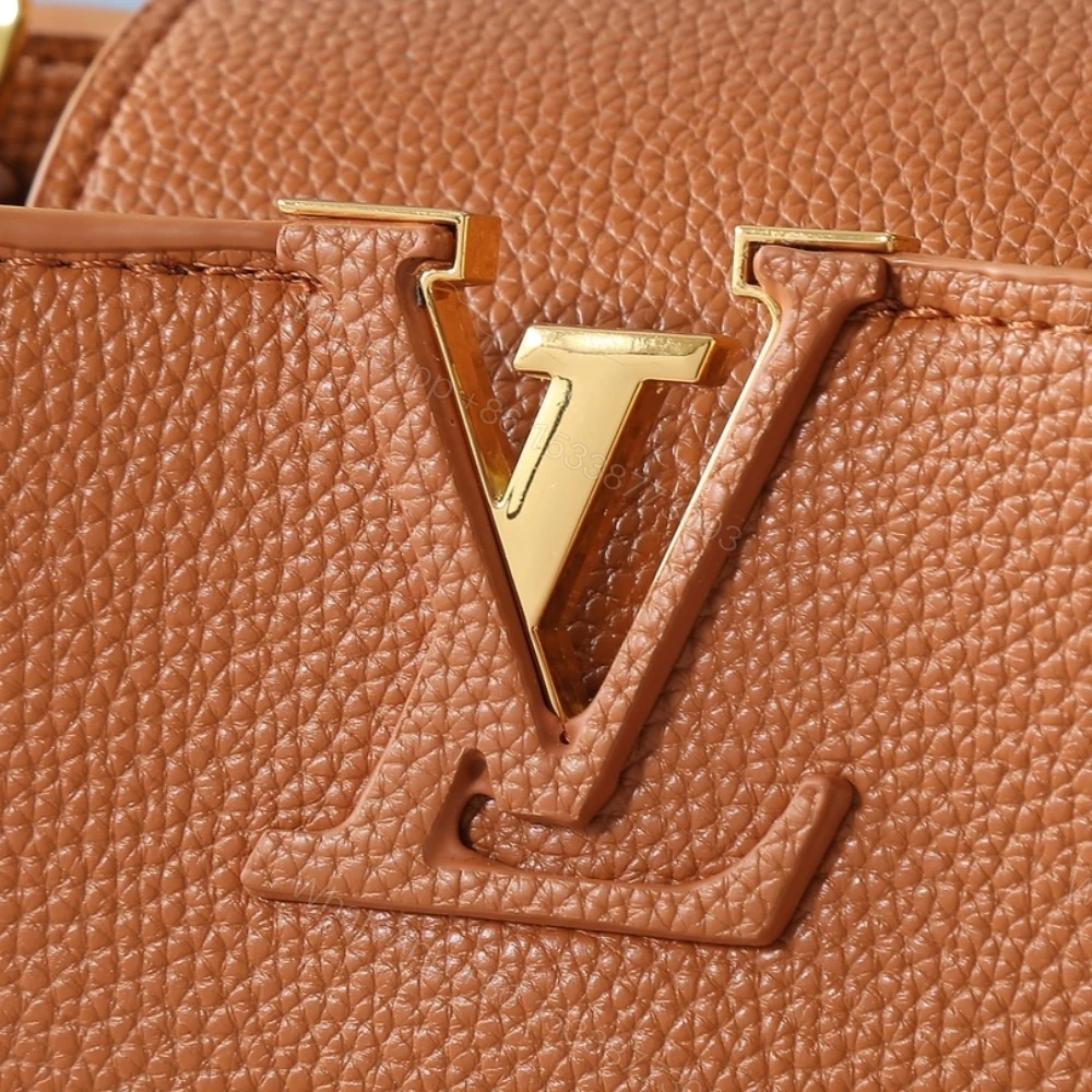 View 7 of Louis Vuitton Capucines BB Tan Brown 27Cm M25089