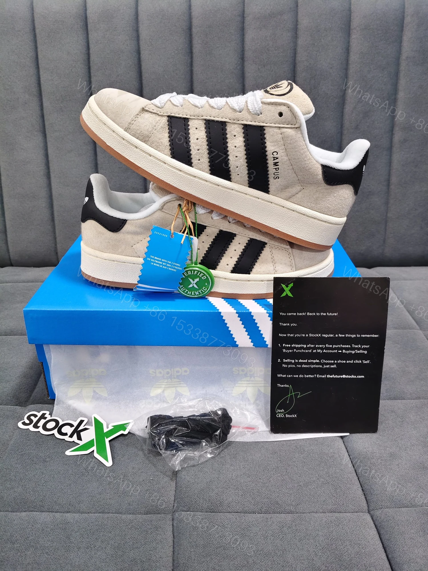 View 2 of FIRST COPY ADIDAS CAMPUS BIEGE