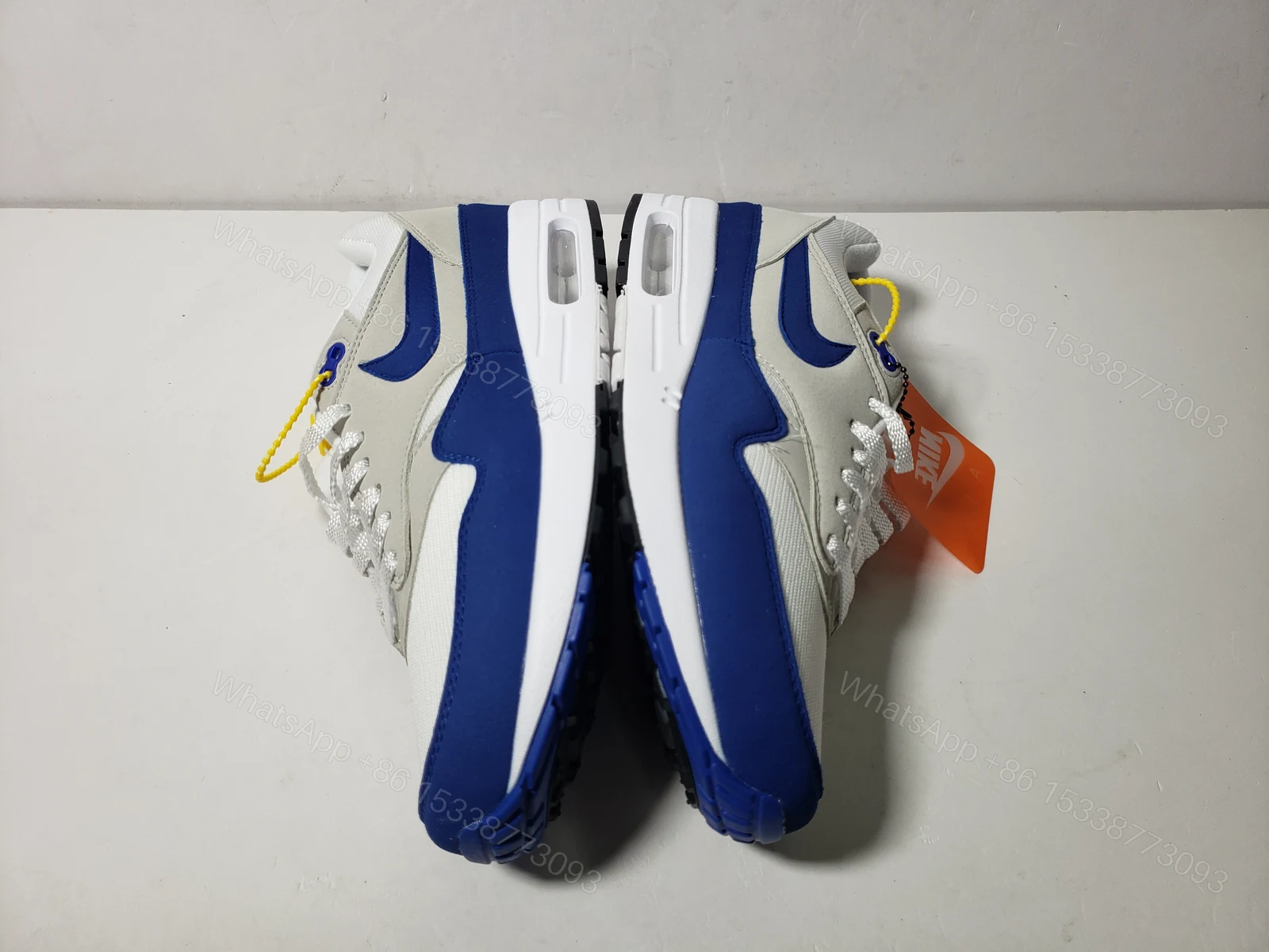 View 4 of Nike Air Max 1 Anniversary "Royal Blue" 908375-102