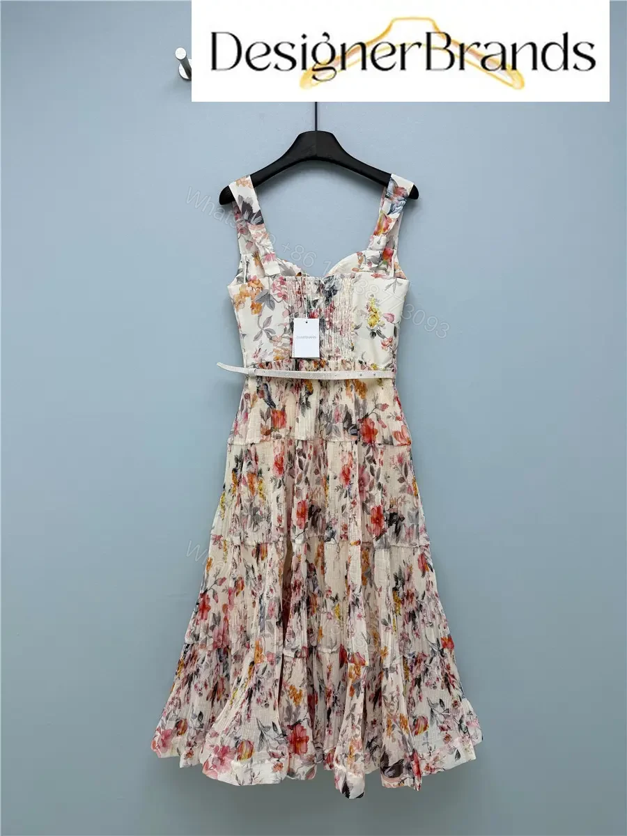 View 8 of Zimmermann Vintage Floral Print Strappy Dress