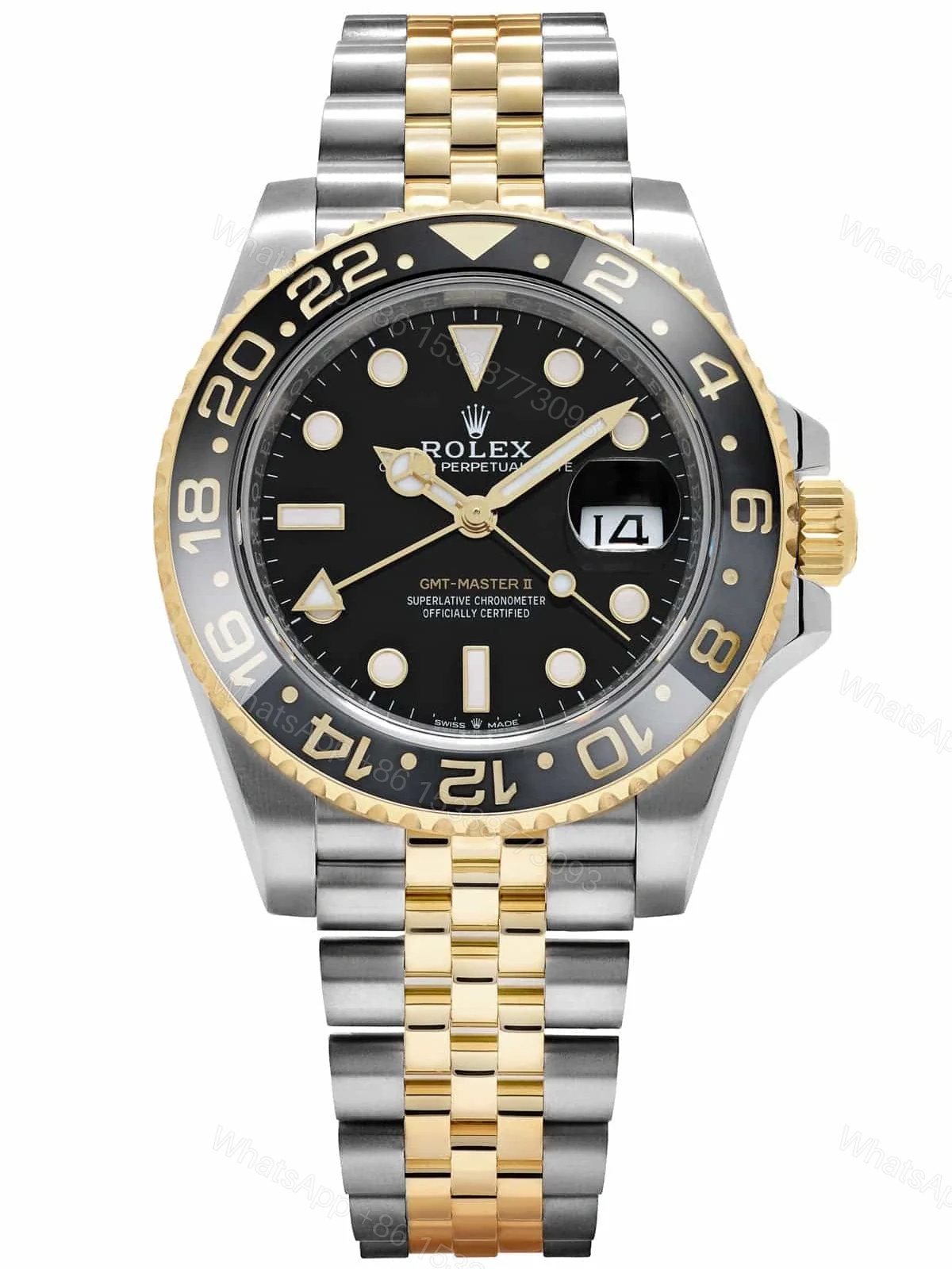 Superclone Rolex GMT-Master II Black Dial “Zombie” 126713GRNR — view 1