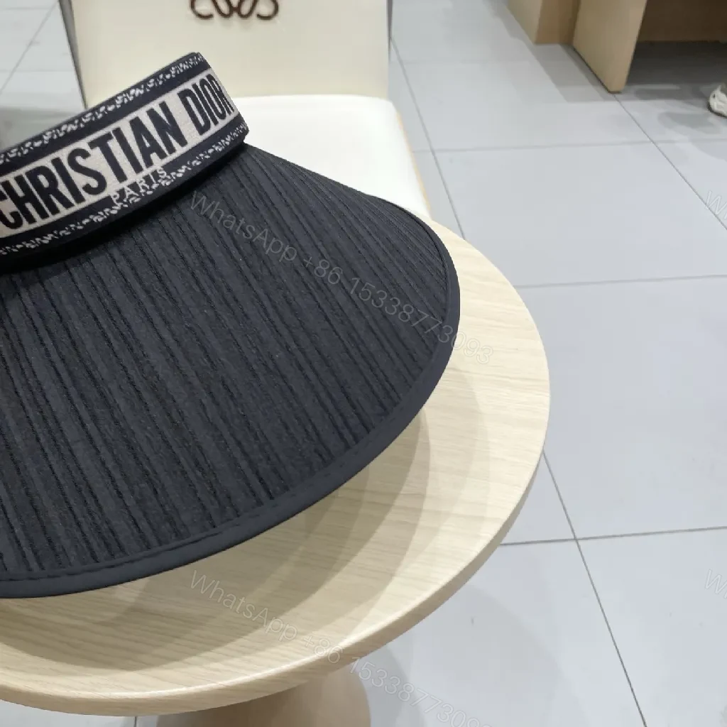 View 3 of Structured Shield Sun Visor: Black, Textile Band, Deluxe Style, Adjustable Fit, Visor